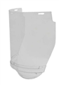 Visor Clear Polycarb with Chinguard 230 x 400mm