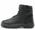 Boot Steel Blue Argyle Lace Up  Zip