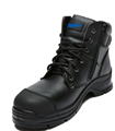 Boot Blundstone Black Water Resistant Zip Sided Lace Up Safety Boot  Electrical Hazard Resistant Height 140mm