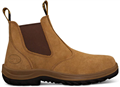 Boot OLIVER Elastic Sided Beige Suede Water Resistant