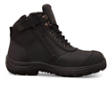 Boot OLIVER Lace Up Zip Sided Water Resistant  Black