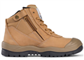 Boot MONGREL Zip Sided Ankle Lace Up Scuff Cap WHEAT