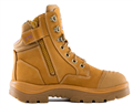 Boot Steel Blue Ladies Southern Cross Zip Lace Up TPU Sole with Scuff Cap