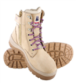Boot STEEL BLUE Ladies Southern Cross Lace Up High Leg Zip Nitrile Sole