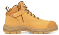Boot OLIVER Lace Up Zip Sided Hiker WHEAT All Terrain Water Resistant Nubuck Leather Steel Toe Safety Boot