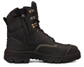 Boot OLIVER Lace Up  Zip  Nubuck Bump Cap