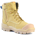 Boot BATA LONGREACH Ultra Zip Sided Wheat Mens Safety Boot