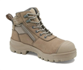 Boot Blundstone RotoFlex Unisex STONE Nubuck Zip Sided Safety Boot with Composite Toe Cap Oil Acid Resistant Organic FatOil  Electrical Hazard Res