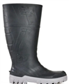 Gumboot Jobmaster 3 BlackGrey 400mm Safety Toe