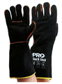 Glove Welders Pyromate Black Jack Black  Gold Welders 17  Glove Large BGW16