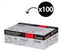 Glove Premium Nitrile Black Powder Free Glove with Low Sweat Technology  Box 100