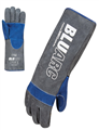 Glove Worx Force360 BluArc A Grade Leather Welding Glove Kevlar Stitched Full Cotton Fabric Lining 406mm Long   Large Size Only 