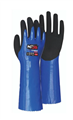 Glove NXG Chemical Blue Nitrile Glove with Lightweight 18 Gauge Liner Excellent Grip in Wet Conditions  360mm Long