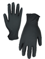 Glove Alpha Flex BLACK Heavy Duty Disposable Nitrile Powder Free Box of 100