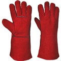 Glove Red Welders 40cm Kevlar Stitching