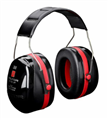 Earmuff Peltor HeadBand Optime 111 Series Black  Red SLC80 33db  Class 5  Formerly H10A