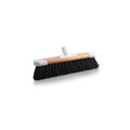 Broom Head Tradies Mate Heavy Duty Industrial Broom Head Hair Mix  Fibre Soft 450mm 25mm Handle Not Included
