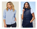 Ladies Corporate Option 3 Ladies Chambray Shirt and Ladies Quilted Vest