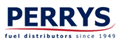 Embroidery PERRYS fuel distributors since 1949 Logo Front Centreon HatsWhite  Red Logo
