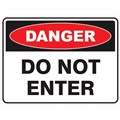 Sign  Danger Do Not Enter Poly 450 x 300mm