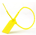 Tag Plastic Yellow Security Lock Strip of 10  Pricing is per Strip of 10