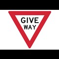 Sign Class 1 Give Way 750mm Triangle Aluminium