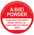 Sign ABE Powder Poly 190 x 190mm