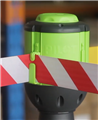 Pilot Retractable Barrier Belt  10 Metre  Red  White Complete with Cone Mount Adaptor  Wall Receiver