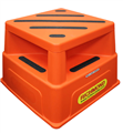 Step Safety Orange with Stoppers and Improved Grip Tape Structurally Reinforced Underside  505mm x 505mm x 365mm High  Safety Working Load 250kg  35