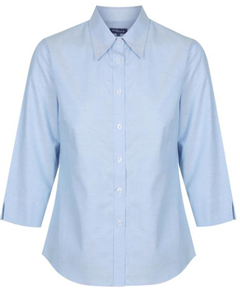 Shirt Gloweave Ladies 34 Sleeve Oxford