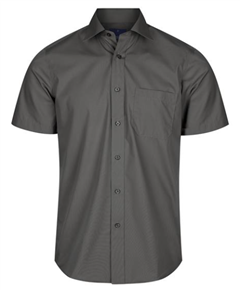 Shirt Gloweave Nicholson Mens Premium Poplin Short Sleeve Shirt