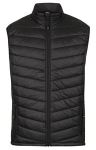 Vest Mens Aussie Snowy Puffer Vest with Outer 100 Nylon and 100 Polyester Lightweight Padding