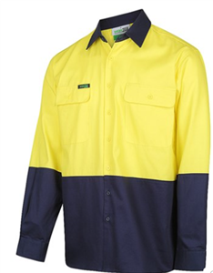 Shirt Heavyweight 190gsm 100 Drill Cotton Long Sleeve