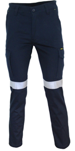 Cargo Pants DNC SlimFlex with Silver Reflective Tape