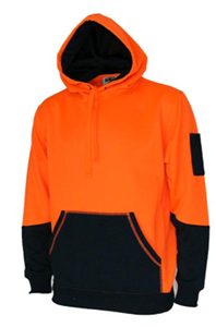 Hoodie 2 Tone Super Fleecy HiVis