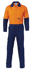 Overall HiVis Heavyweight Cotton 311gsm Two Tone