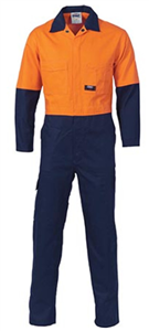 Overall HiVis Cool Breeze Lightweight 190gsm Cotton Two Tone