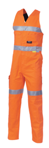 Overalls Action Back Cotton Heavyweight 311gsm Silver Tape
