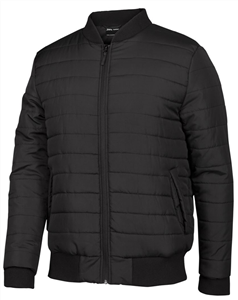 Jacket Puffer Bomber Polyester Pongee Shell with Taffeta Lining