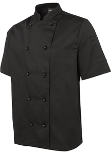 Jacket Unisex Chefs Short Sleeve 65 Polyester 35 Cotton
