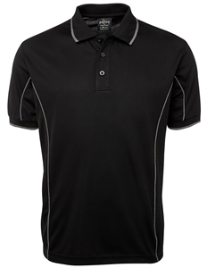 Polo JBs Podium Cool Piping Polo with Short Sleeves 160gsm Pique Knit Fabric Cool and Dry