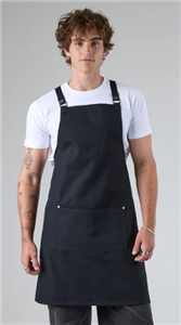 Apron Byron CrossBack 100 Cotton Apron with Removable Cross Back Ties