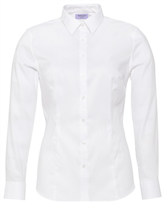 Shirt Ladies Cotton Polyester Classic Fit Long Sleeve
