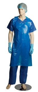 Apron Waterproof Polyethylene Dispenser Box500 1250 x 800mm To Fit All Sizes with 2 Ties at the Back 003mm Thickness