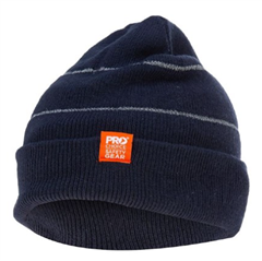 Beanie with Retro Reflective Stripes for Ease of Identification 100 Acrylic Standard One Size