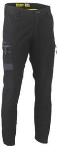 Trouser Bisley Stretch Cuffed Pants Flex And Move Stretch Utility Zip Cargo Pant 97 Cotton 3 Spandex Canvas 280gsm