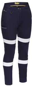 Pants Womens BisleyTaped Mid Rise Stretch Cotton Pant 97 Cotton 3 Spandex