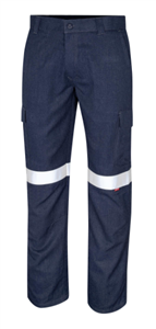 Trouser BOOL Regular Weight PP2 FR CARGO Pants With Loxy Reflective Tape NAVY