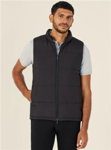 Vest NNT Mens Water Repellent High Neck Zip Front Puffer Vest