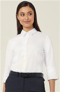 Shirt Ladies NNT Corporate Stretch Textured Twill 34 Length Sleeve Shirt